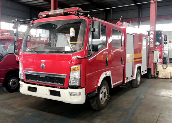 RHD Sinotruk HOWO 4X2 Fire Rescue Truck With YUCHAI Engine