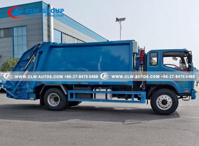 FAW 14m³ Compactor Garbage Truck engine compartment