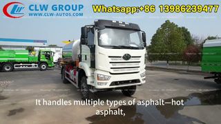 FAW J6L-350hp ইন্টেলিজেন্ট অ্যাসফল্ট ডিস্ট্রিবিউটর ট্রাক