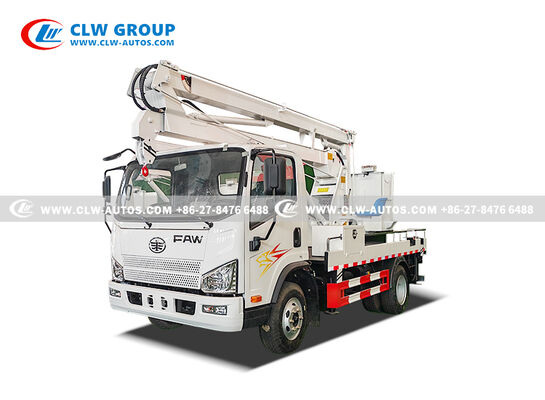 FAW Jiefang 16m Articulated Aerial Work Platform with 600V Insulated Bucket and 4x2 Chassis for Electrical Maintenance
