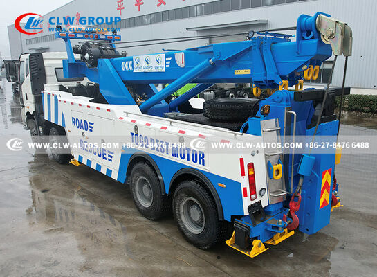 FAW J6P 8×4 Heavy-Duty Rotator Wrecker Tow Truck with 50-Ton Crane and 360° Rotation