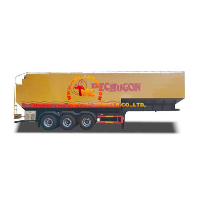 Triple-Axis Bulk Feed Semi-Trailer with 5 Independent Compartments and Dual-Power Drive Systems