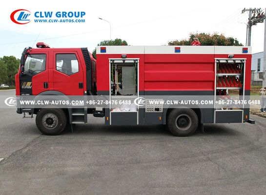 FAW J6L Fire Fighting Truck with 5000L Water Tank 2000L Foam Tank and 40-60 L/s Fire Pump for Professional Fire Brigade Operations