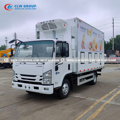 Isuzu KV100 4.2-Meter Insulated Chick Transport Truck with Precision Temperature Control and Hydraulic Tailgate