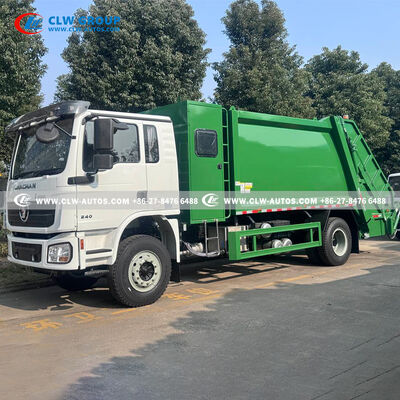 Shacman L3000 4×2 Compactor Garbage Truck with 210 HP Engine, Integrated Crew Cabin, and High Compression Performance