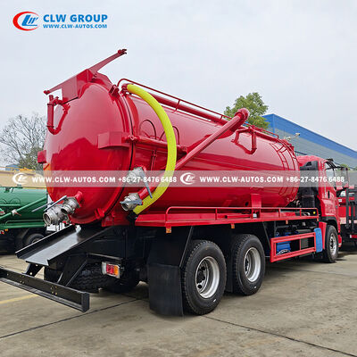 ISUZU 6x4 Sewage Suction Truck with 15-20m³ Tank and Water Cycle Suction Pump for Efficient Waste Management
