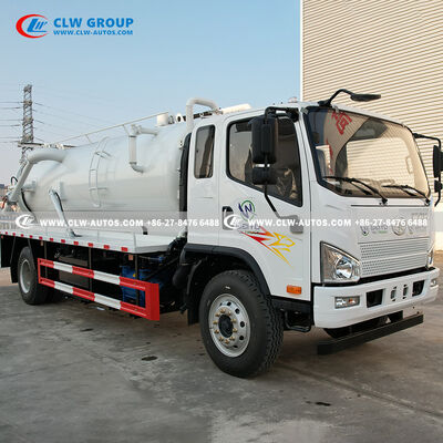 Sinotruk HOWO 10,000L Vacuum Sewage Truck with Yuchai 160HP Engine and Carbon Steel Tank for Septic Cleaning