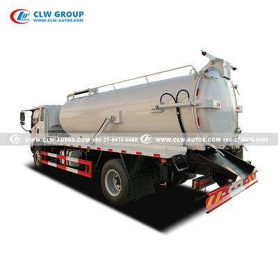 Sinotruk HOWO 10,000L Vacuum Sewage Truck with Yuchai 160HP Engine and Carbon Steel Tank for Septic Cleaning