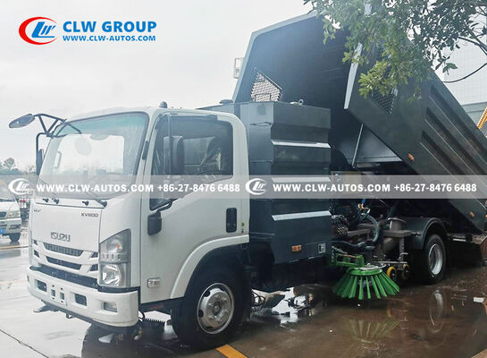 Isuzu KV800 8m³ Capacity Road Sweeper Truck with Dual-Power System for Municipal and Industrial Sanitation