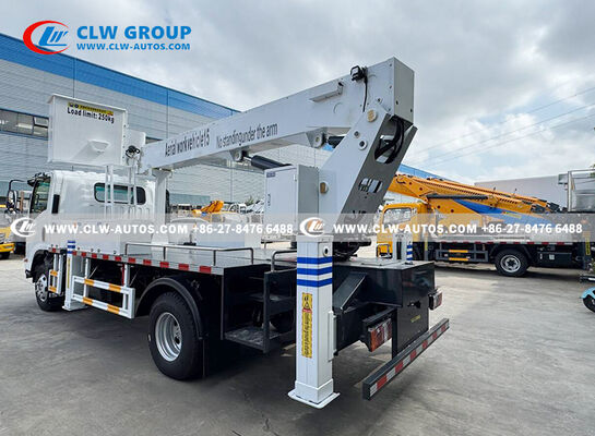 Isuzu KV100 4x2 15-Meter Straight Boom Aerial Work Platform with 200kg Insulated Bucket