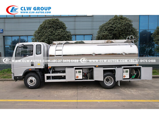 HOWO 4x2 RHD Aluminum Refueling Truck with Dual-Dispenser