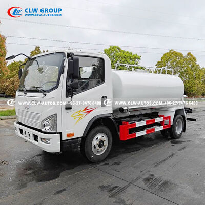 FAW 5m³ Capacity 304-2B Stainless Steel Water Sprinkler Truck with Euro III Engine for Municipal & Industrial Use