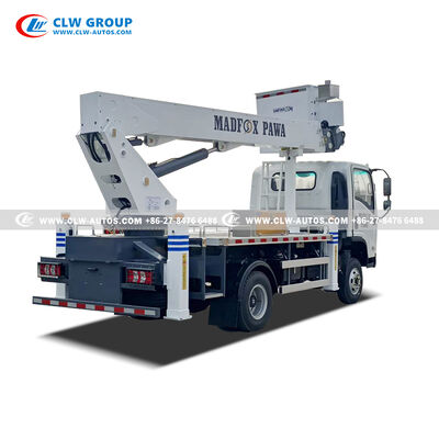 Shacman 15-Meter Right-Hand Drive Aerial Work Platform with 250kg Dielectric Insulated Bucket for Live-Line Maintenance