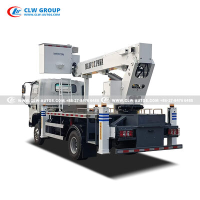Shacman 15-Meter Right-Hand Drive Aerial Work Platform with 250kg Dielectric Insulated Bucket for Live-Line Maintenance