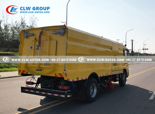 Dongfeng KR 210HP Road Sweeper Truck with 7m³ Stainless Steel Garbage Tank and 9m³ Water Tank