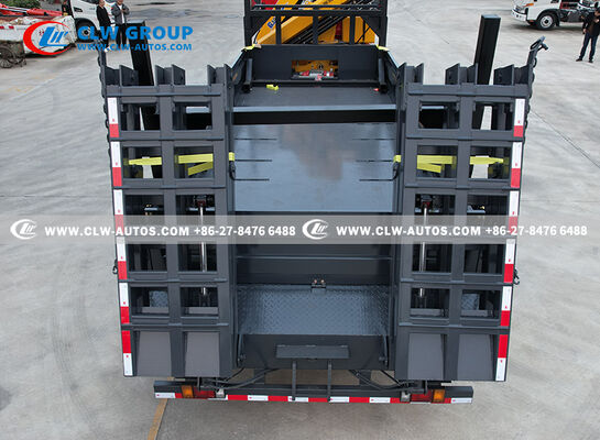 ISUZU FTR 4x2 Flatbed Truck with 6.3-Ton Knuckle Crane and 205HP Euro 6 Engine for 7,000mm Platform Transport
