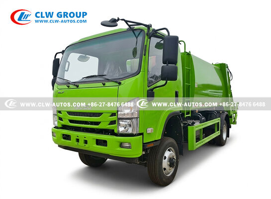 I-SUZU 700P 4x4 RHD 190hp Garbage Compactor Truck and 9m³ Compaction Volume