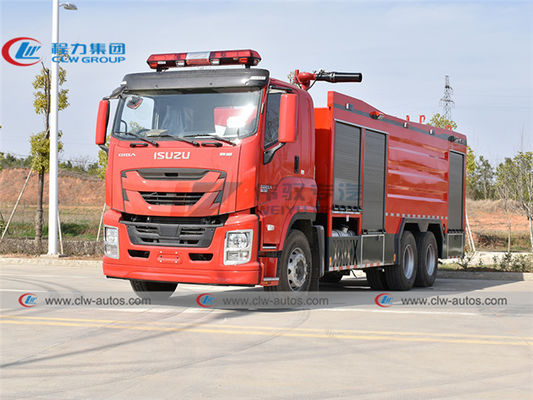 ISUZU GIGA 6X4 10 Wheel 12m3 Dry Powder Fire Fighting Truck