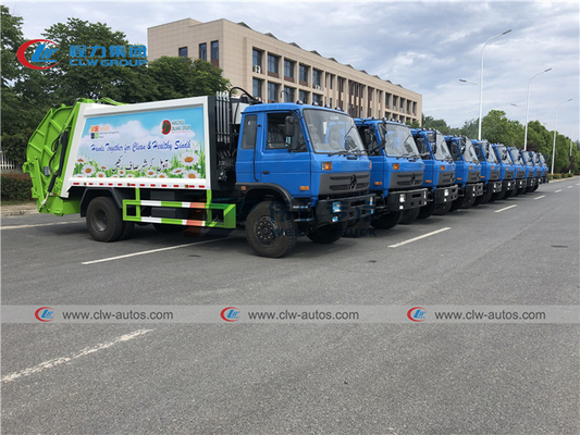 Dongfeng LHD 14cbm Compactor Garbage Truck For Waste Collection